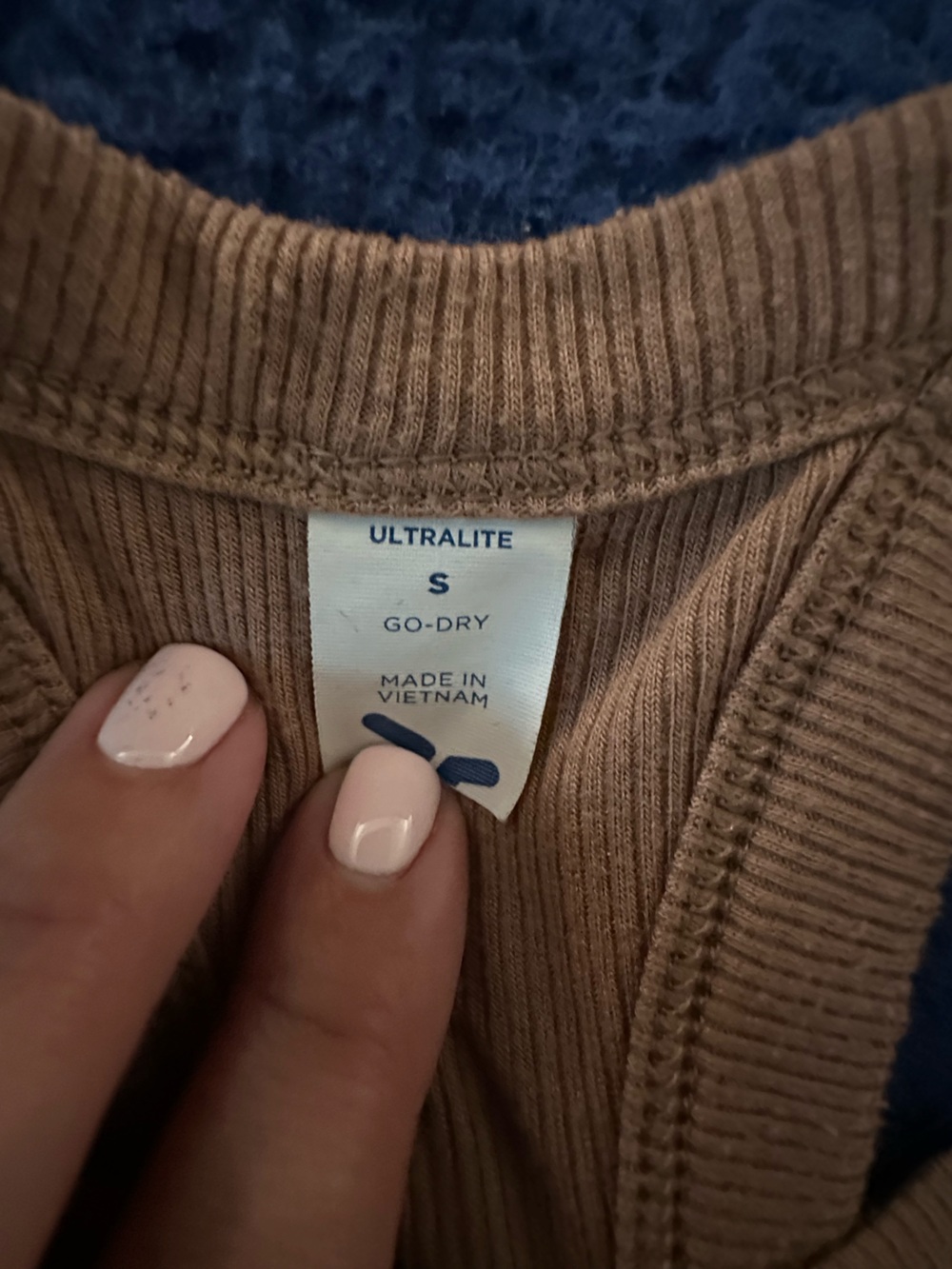 Old Navy Ribbed Racerback Tank Top - Taupe - Picture 3 of 3